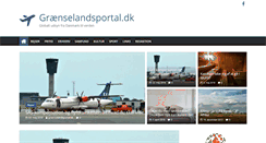 Desktop Screenshot of graenselandsportal.dk